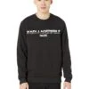 Karl Lagerfeld Paris Crew Neck Sweatshirt With Logo On Chest -Famous Apparel Store 61a1hBK0B4L. AC SR736920