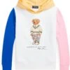 Polo Ralph Lauren Kids Polo Bear Color-Blocked Fleece Hoodie (Big Kids) -Famous Apparel Store 61v9u8CXceL. AC SR736920