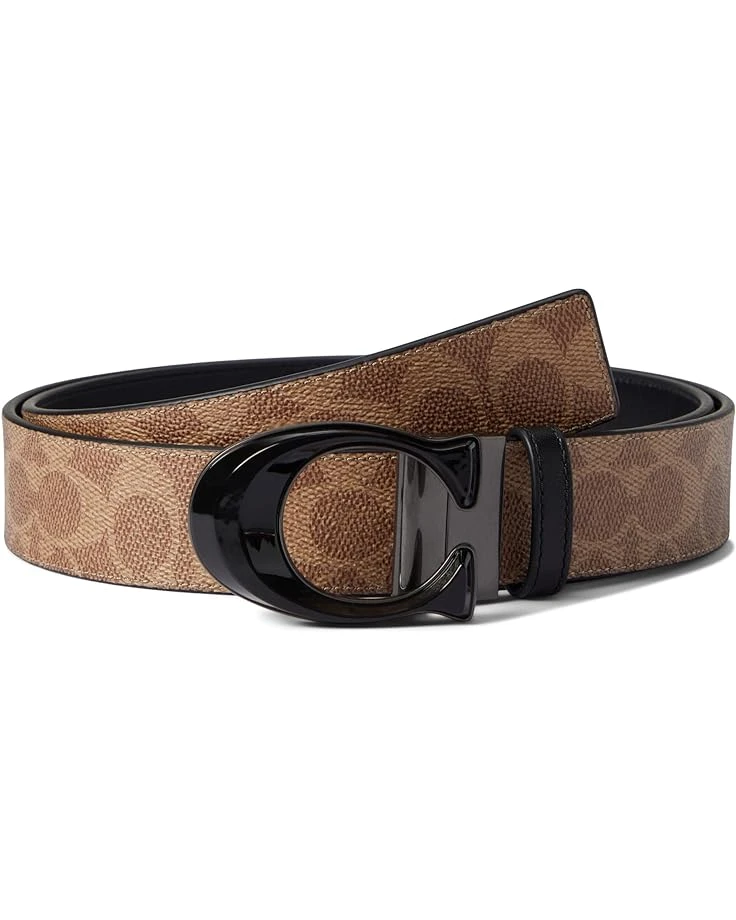 COACH 38 Mm CTS Reversible Resin Inlay C Buckle Signature Belt 3 COACH 38 Mm CTS Reversible Resin Inlay C Buckle Signature Belt
