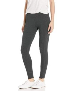 Calvin Klein Women's Premium Performance Double Waistband Moisture Wicking Legging (Standard And Plus)