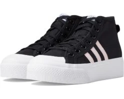Adidas Originals Kids Nizza Platform Mid (Big Kid)