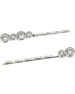 Brighton Infinity Sparkle Bobby Pin Set