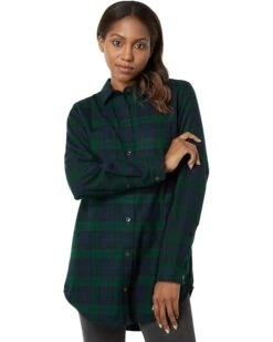 L.L.Bean Scotch Plaid Flannel Tunic