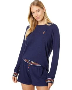 P.J. Salvage Stripe Rite Long Sleeve Sweatshirt