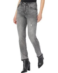 KUT From The Kloth Rosa High-Rise Straight Legs W/ Hidden Button In Unforgettable