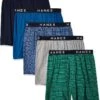 Hanes Men's 5-Pack Ultimate Dyed Exposed Waistband Knit Boxer With ComfortFlex Waistband - Assorted Colors 2 Hanes Men's 5-Pack Ultimate Dyed Exposed Waistband Knit Boxer With ComfortFlex Waistband - Assorted Colors -Famous Apparel Store 81GD1XFeXL. AC SR736920