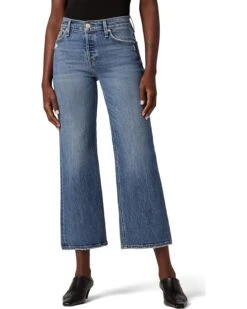 Hudson Jeans Rosie High-Rise Wide Leg Crop In Wilder
