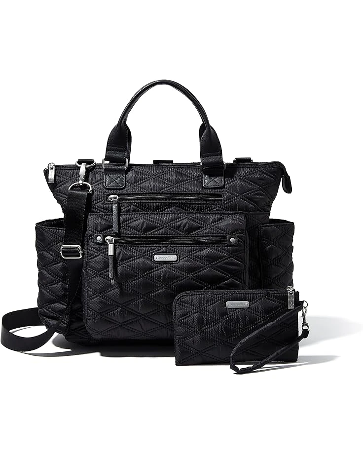 Baggallini New Classic 3-in-1 Convertible Backpack With RFID Phone Wristlet 3 Baggallini New Classic 3-in-1 Convertible Backpack With RFID Phone Wristlet