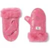UGG Kids Water Resistant Sheepskin Love Print Mittens (Toddler/Little Kids)